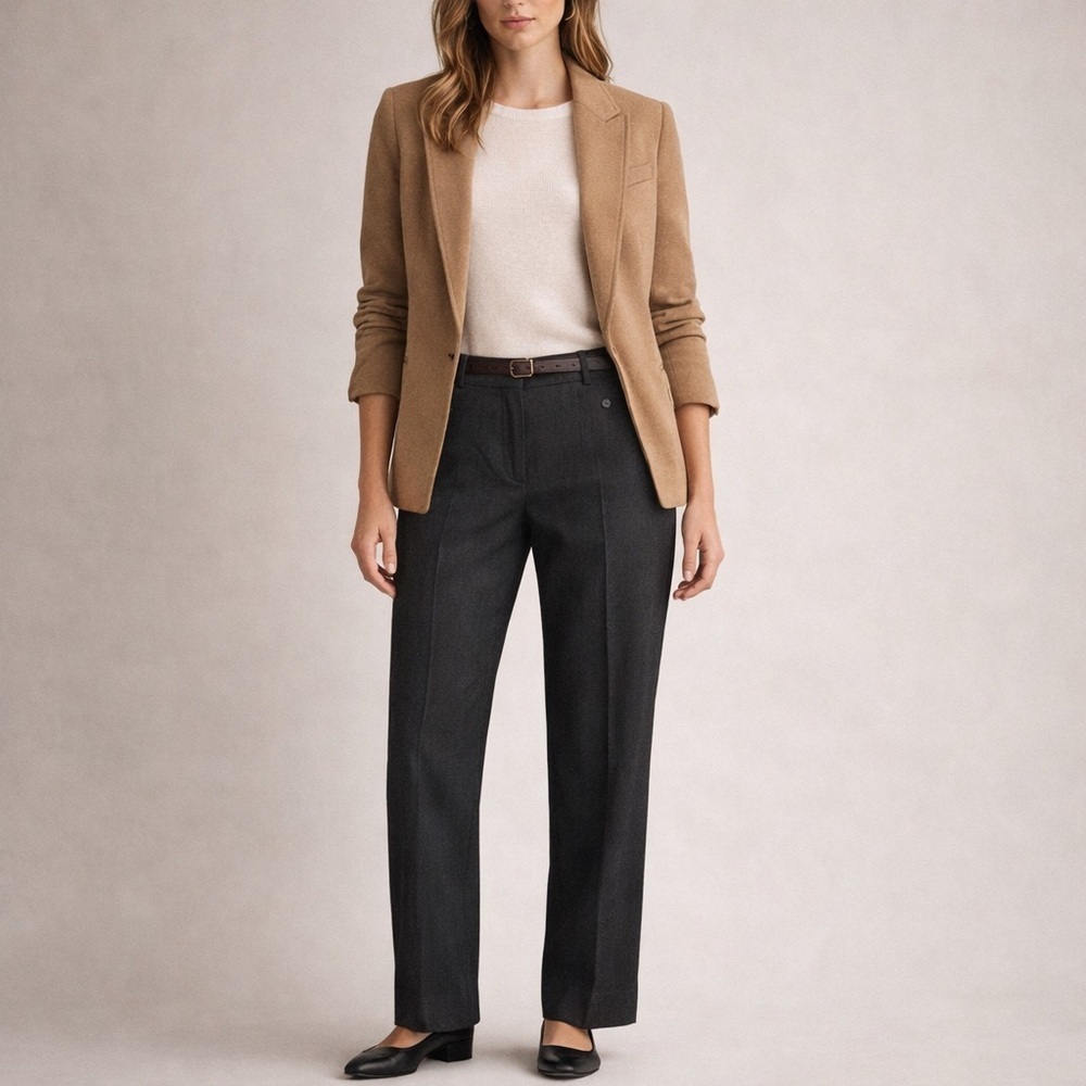 Gunex Tailored Trousers Size 8 Made In Italy Gray IT Size 44